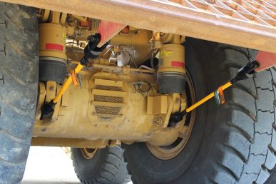 Haultruck Tieback Body Up Cable